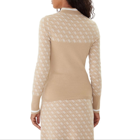 Guess Pullover Maglia Donna mezzo collo logo 4G S A25 - GUESSW5BR24Z3JD2 - FNI4 - S - Francavilla Moda
